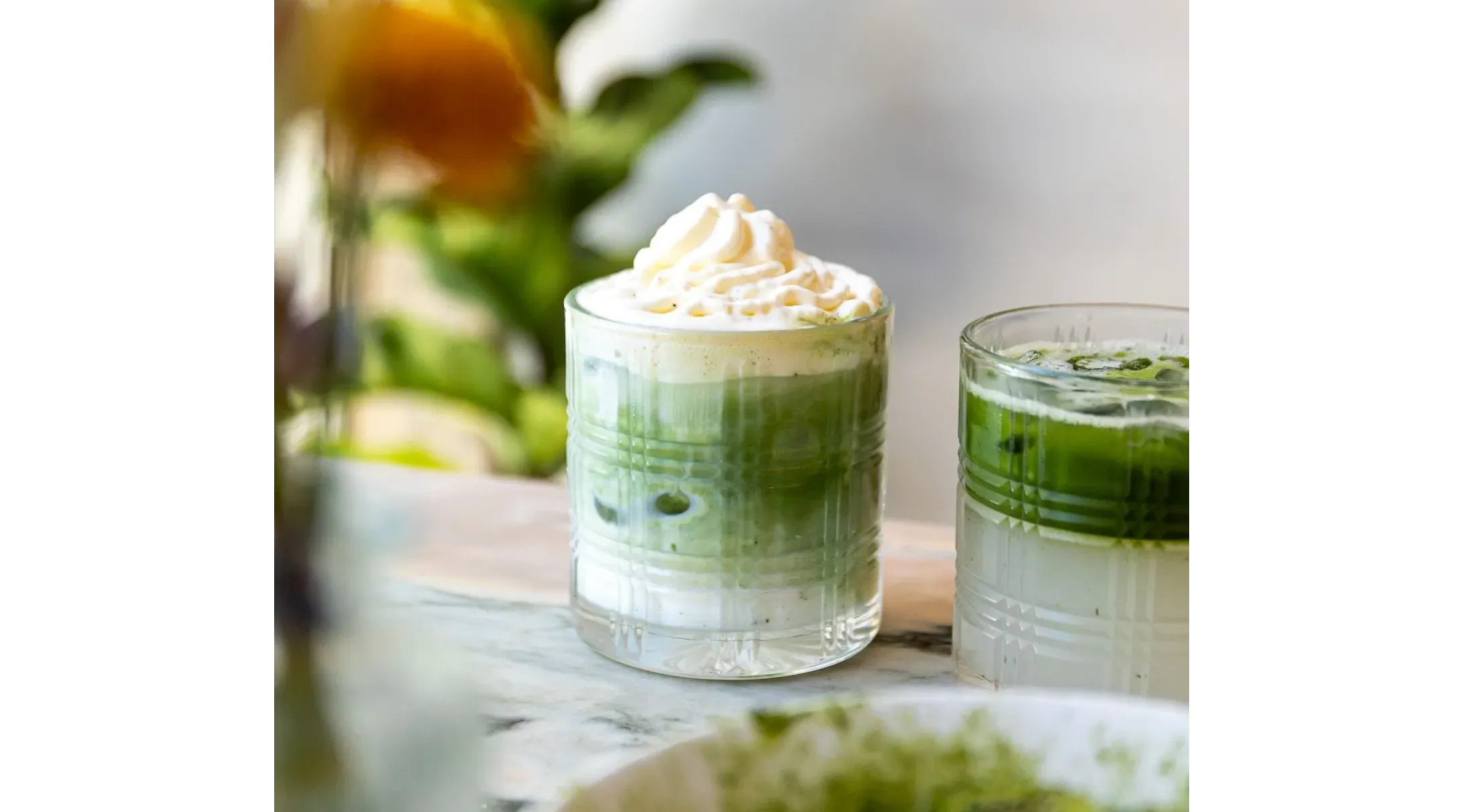 Iced cinnamon matcha