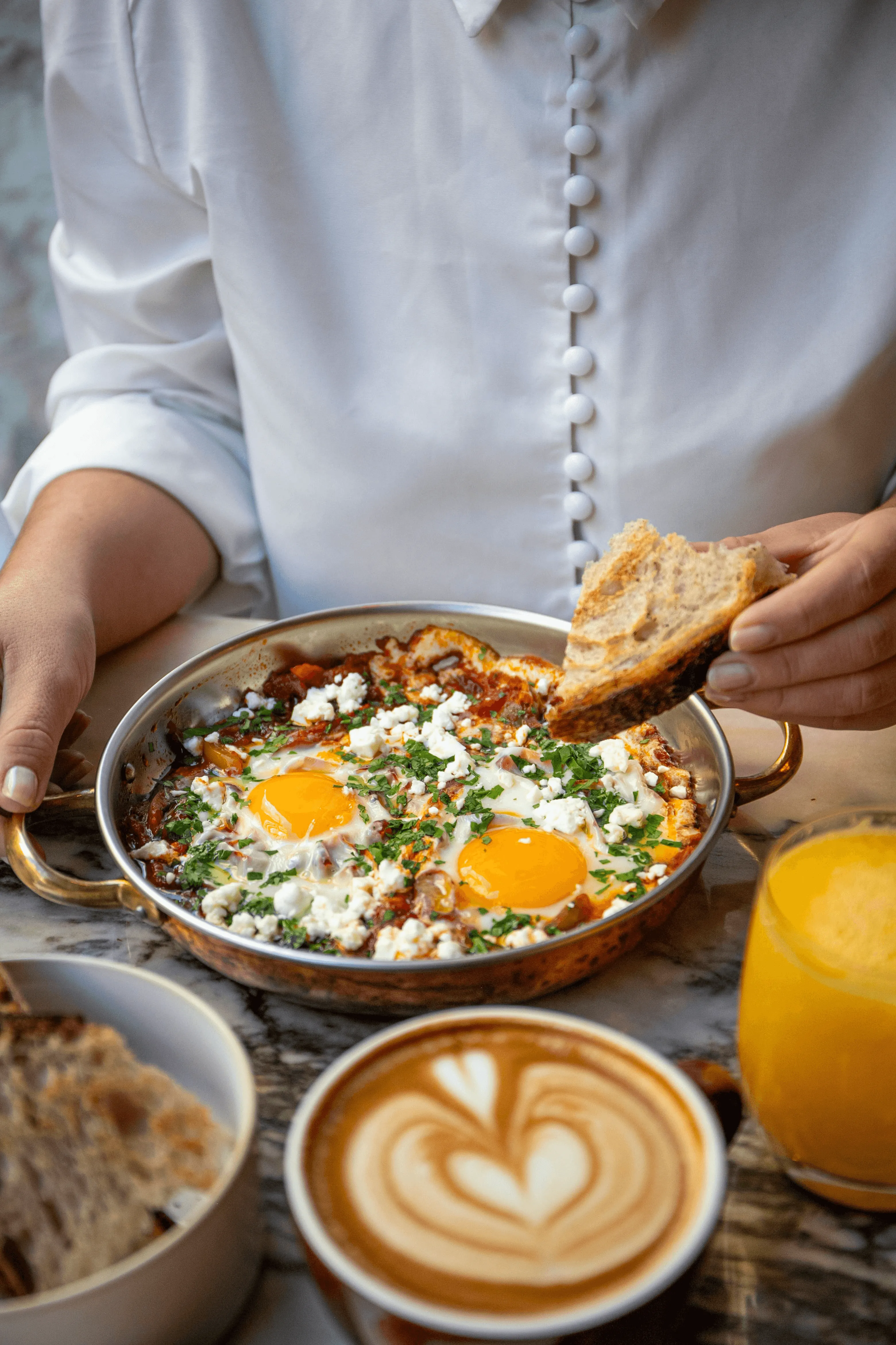 Shakshuka with sourdough